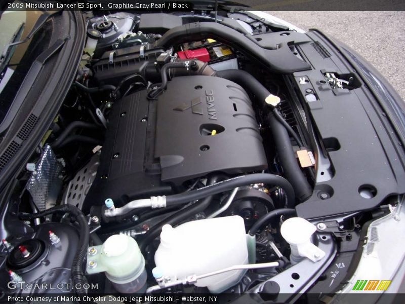 Graphite Gray Pearl / Black 2009 Mitsubishi Lancer ES Sport
