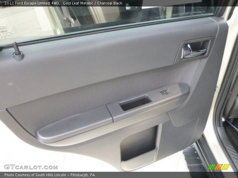 Gold Leaf Metallic / Charcoal Black 2012 Ford Escape Limited 4WD
