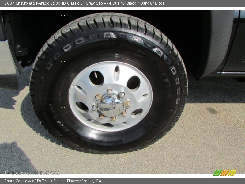 Black / Dark Charcoal 2007 Chevrolet Silverado 3500HD Classic LT Crew Cab 4x4 Dually
