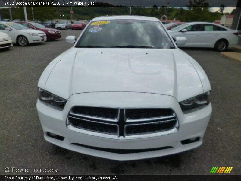 Bright White / Black 2012 Dodge Charger R/T AWD