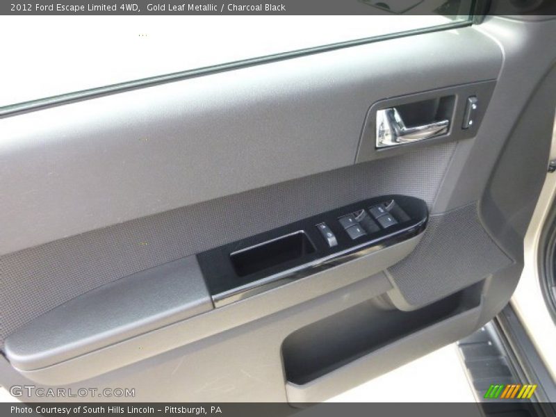 Gold Leaf Metallic / Charcoal Black 2012 Ford Escape Limited 4WD