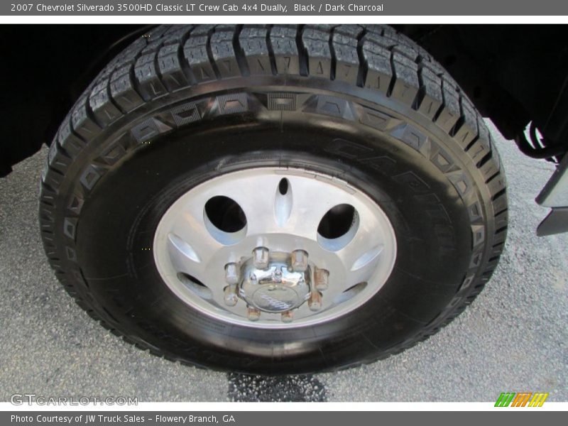 Black / Dark Charcoal 2007 Chevrolet Silverado 3500HD Classic LT Crew Cab 4x4 Dually