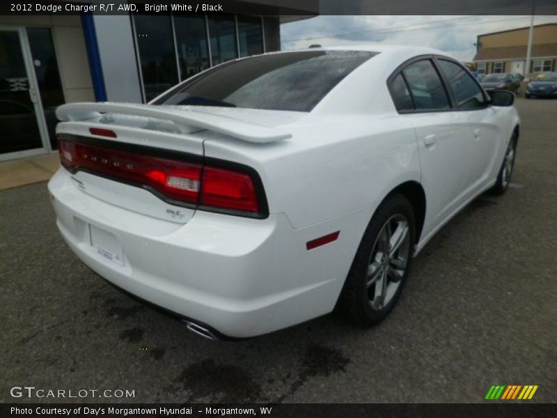 Bright White / Black 2012 Dodge Charger R/T AWD