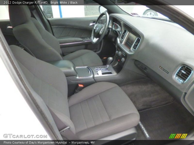 Bright White / Black 2012 Dodge Charger R/T AWD