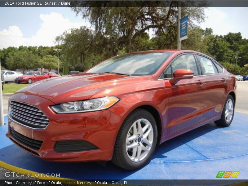 Sunset / Dune 2014 Ford Fusion SE