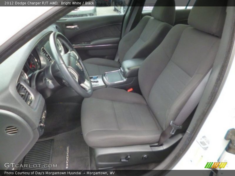Bright White / Black 2012 Dodge Charger R/T AWD