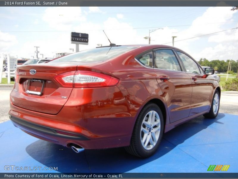 Sunset / Dune 2014 Ford Fusion SE