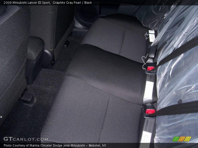 Graphite Gray Pearl / Black 2009 Mitsubishi Lancer ES Sport