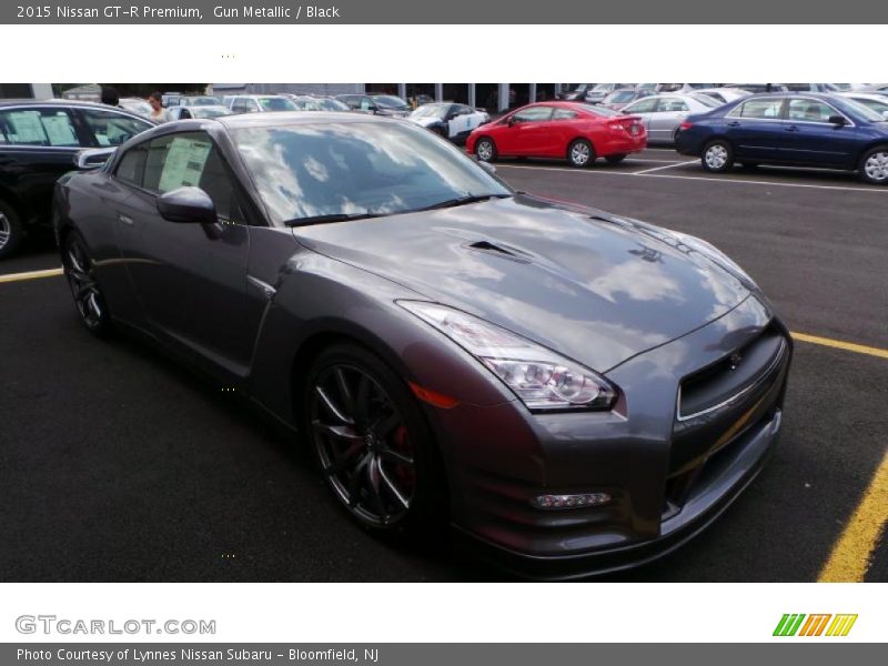Gun Metallic / Black 2015 Nissan GT-R Premium