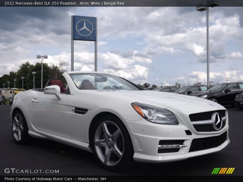 Front 3/4 View of 2012 SLK 350 Roadster