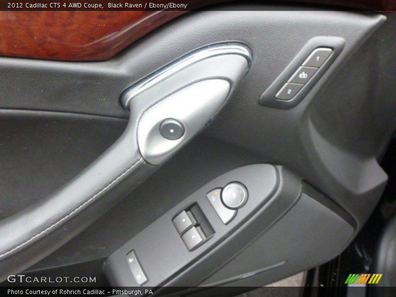 Black Raven / Ebony/Ebony 2012 Cadillac CTS 4 AWD Coupe