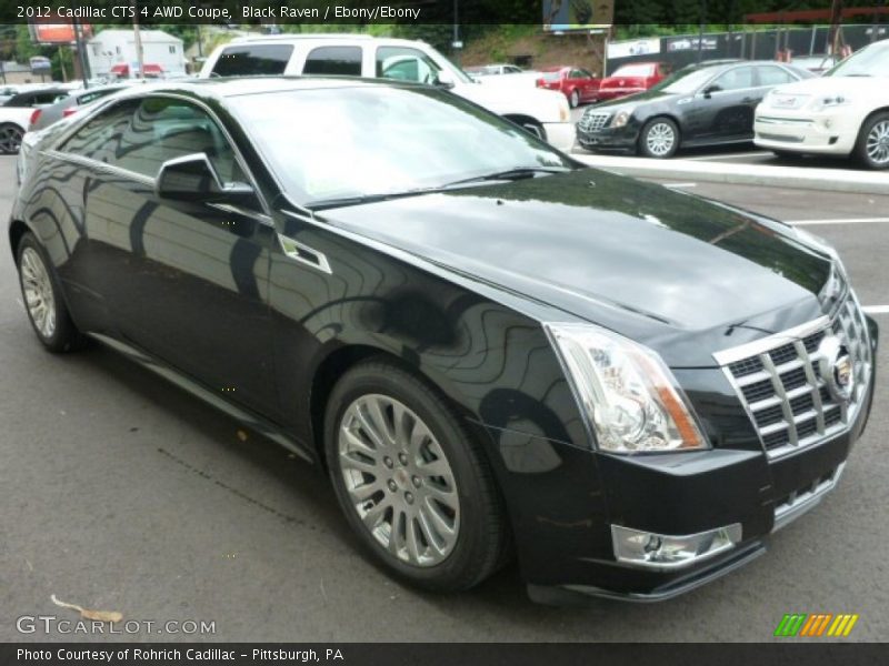 Black Raven / Ebony/Ebony 2012 Cadillac CTS 4 AWD Coupe