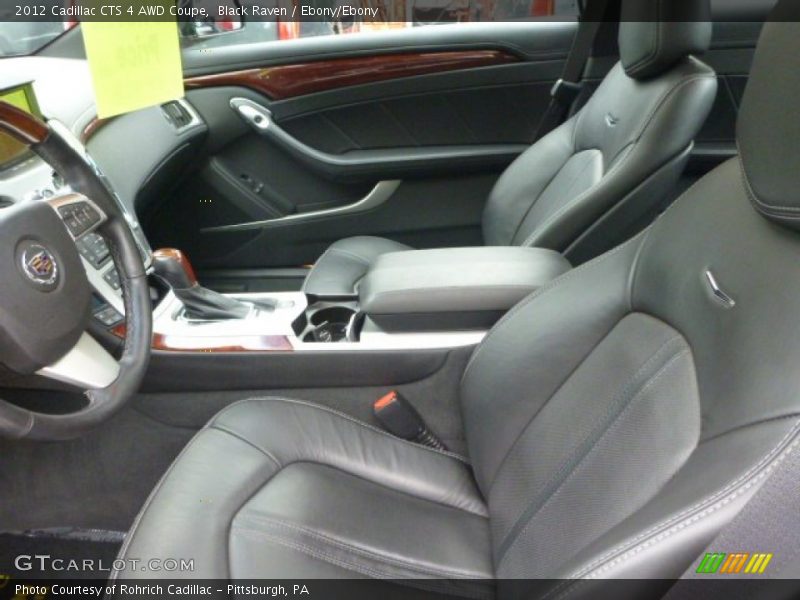Black Raven / Ebony/Ebony 2012 Cadillac CTS 4 AWD Coupe