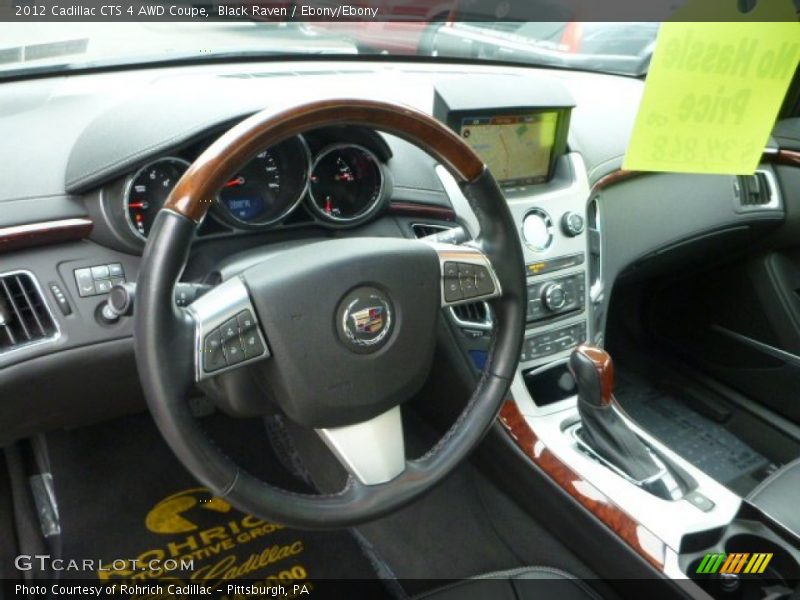 Black Raven / Ebony/Ebony 2012 Cadillac CTS 4 AWD Coupe