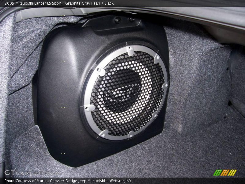 Graphite Gray Pearl / Black 2009 Mitsubishi Lancer ES Sport