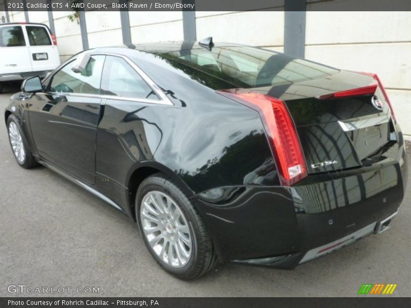 Black Raven / Ebony/Ebony 2012 Cadillac CTS 4 AWD Coupe