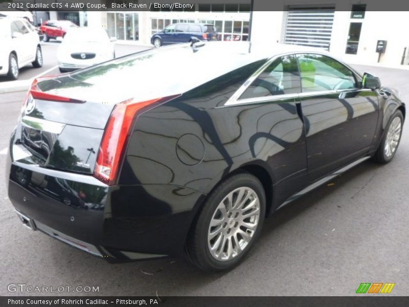 Black Raven / Ebony/Ebony 2012 Cadillac CTS 4 AWD Coupe