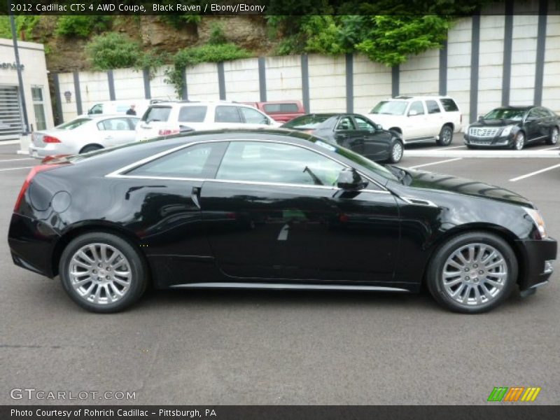 Black Raven / Ebony/Ebony 2012 Cadillac CTS 4 AWD Coupe