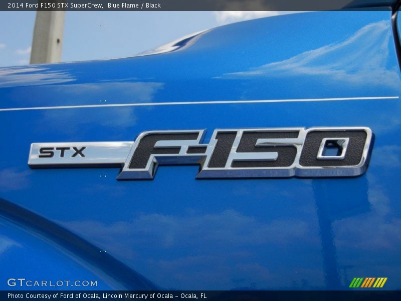 Blue Flame / Black 2014 Ford F150 STX SuperCrew