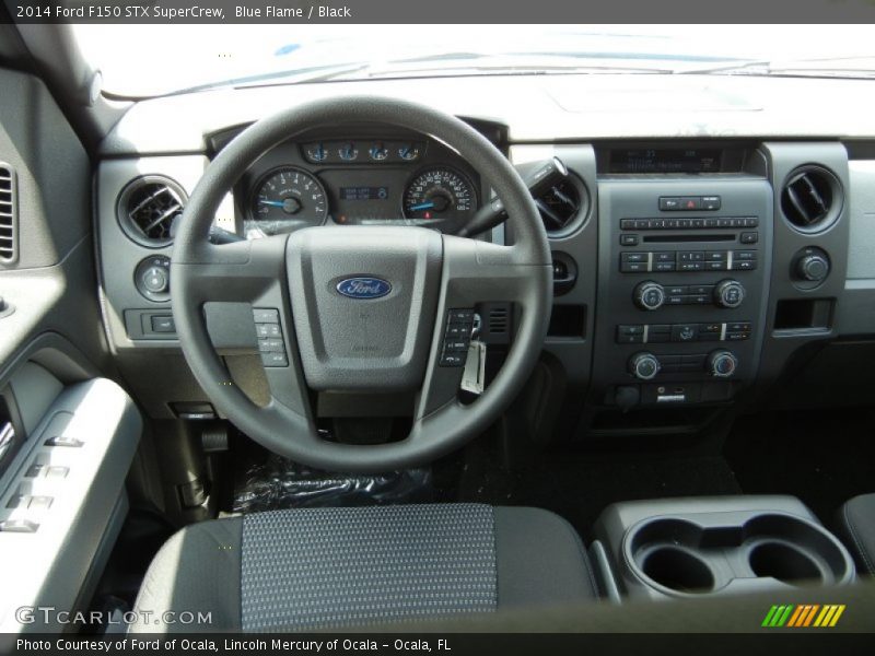 Blue Flame / Black 2014 Ford F150 STX SuperCrew