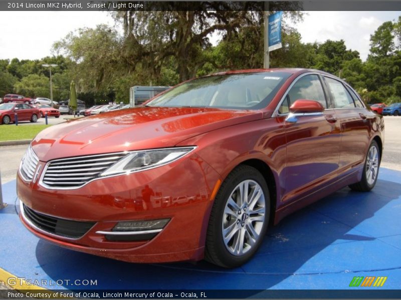 Sunset / Light Dune 2014 Lincoln MKZ Hybrid