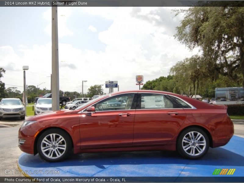 Sunset / Light Dune 2014 Lincoln MKZ Hybrid