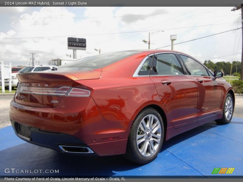 Sunset / Light Dune 2014 Lincoln MKZ Hybrid