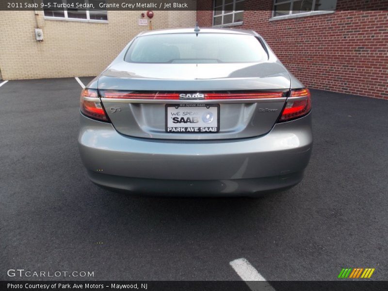 Granite Grey Metallic / Jet Black 2011 Saab 9-5 Turbo4 Sedan