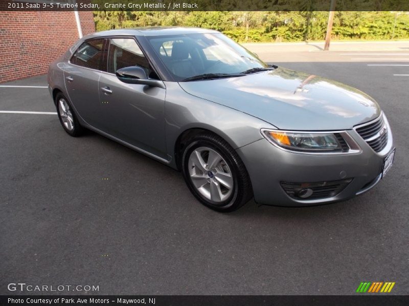 Granite Grey Metallic / Jet Black 2011 Saab 9-5 Turbo4 Sedan