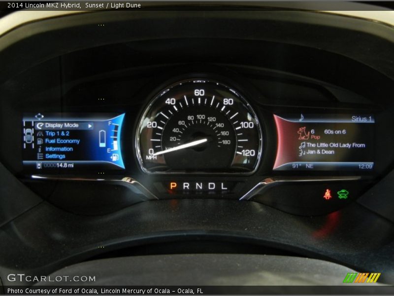 Sunset / Light Dune 2014 Lincoln MKZ Hybrid