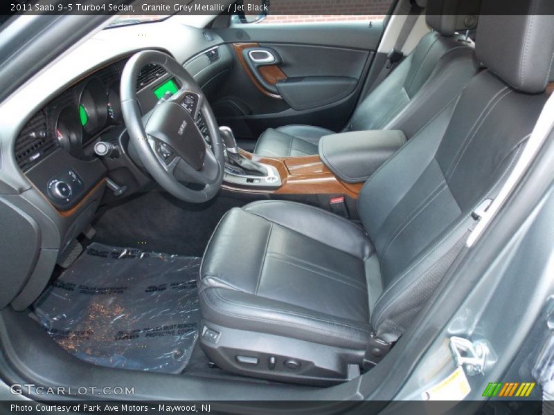 Granite Grey Metallic / Jet Black 2011 Saab 9-5 Turbo4 Sedan