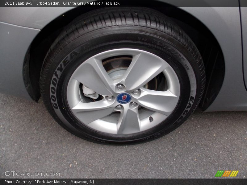 Granite Grey Metallic / Jet Black 2011 Saab 9-5 Turbo4 Sedan