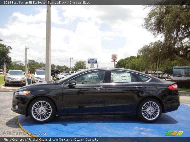 Tuxedo Black / Charcoal Black 2014 Ford Fusion SE EcoBoost