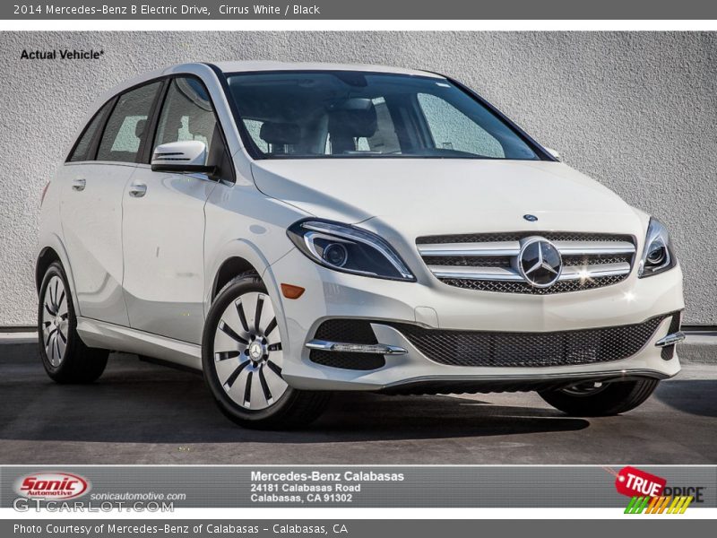 Cirrus White / Black 2014 Mercedes-Benz B Electric Drive