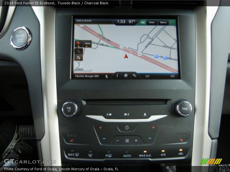 Tuxedo Black / Charcoal Black 2014 Ford Fusion SE EcoBoost