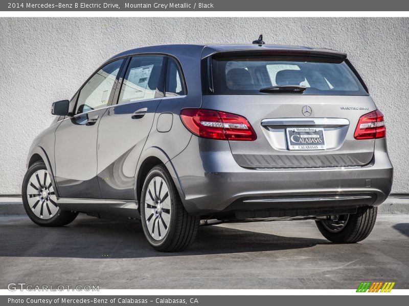 Mountain Grey Metallic / Black 2014 Mercedes-Benz B Electric Drive