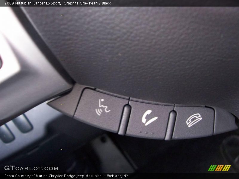 Graphite Gray Pearl / Black 2009 Mitsubishi Lancer ES Sport