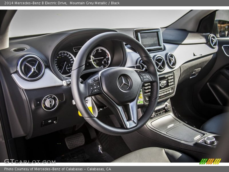 Dashboard of 2014 B Electric Drive