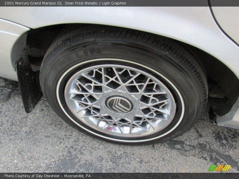 Silver Frost Metallic / Light Graphite 2001 Mercury Grand Marquis GS