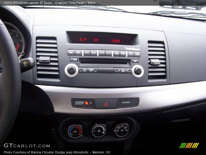 Graphite Gray Pearl / Black 2009 Mitsubishi Lancer ES Sport