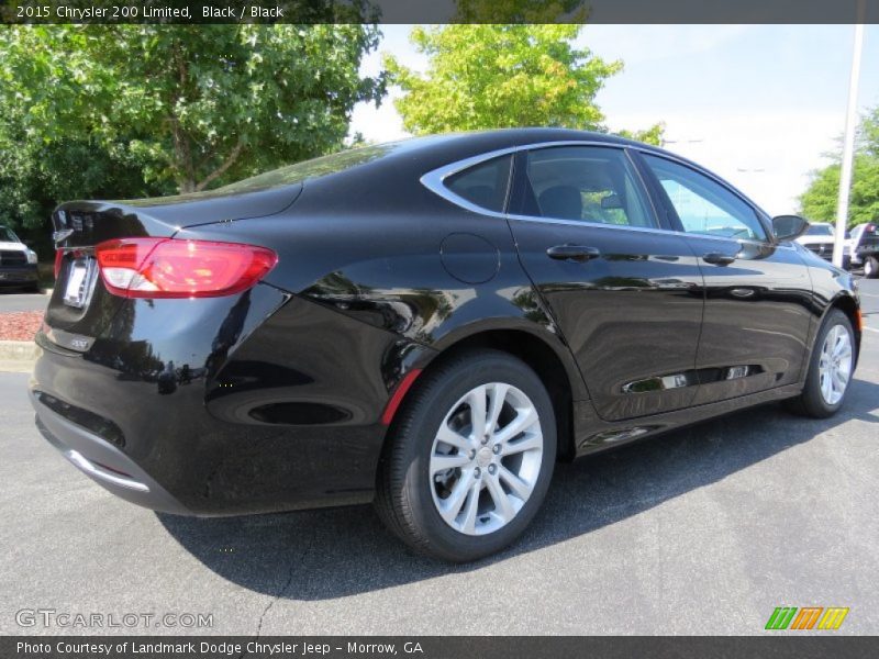 Black / Black 2015 Chrysler 200 Limited