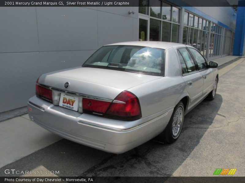Silver Frost Metallic / Light Graphite 2001 Mercury Grand Marquis GS