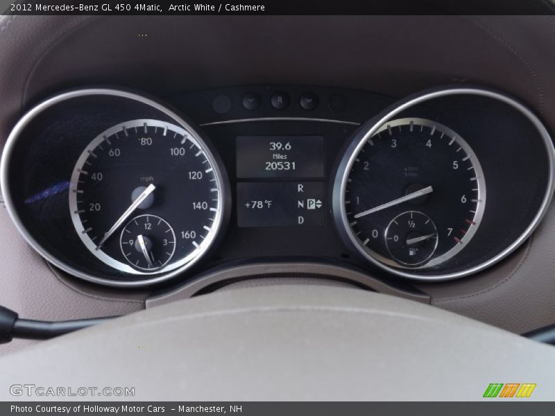 Arctic White / Cashmere 2012 Mercedes-Benz GL 450 4Matic