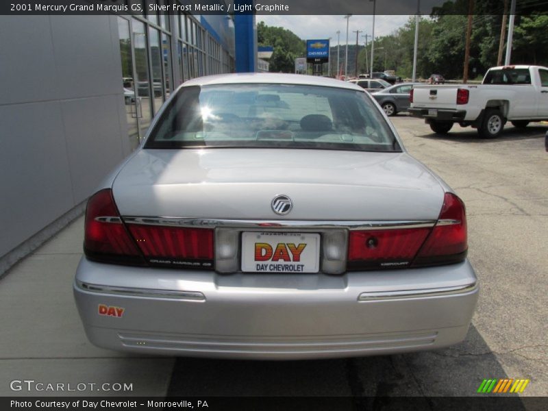 Silver Frost Metallic / Light Graphite 2001 Mercury Grand Marquis GS