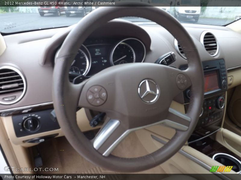Arctic White / Cashmere 2012 Mercedes-Benz GL 450 4Matic