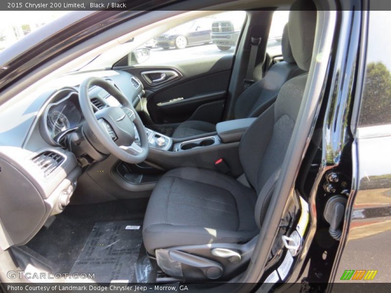 Black / Black 2015 Chrysler 200 Limited