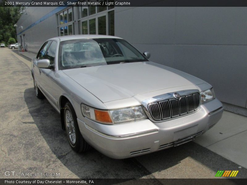 Silver Frost Metallic / Light Graphite 2001 Mercury Grand Marquis GS
