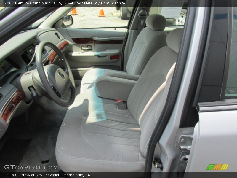 Silver Frost Metallic / Light Graphite 2001 Mercury Grand Marquis GS