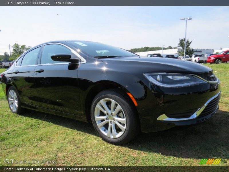 Black / Black 2015 Chrysler 200 Limited