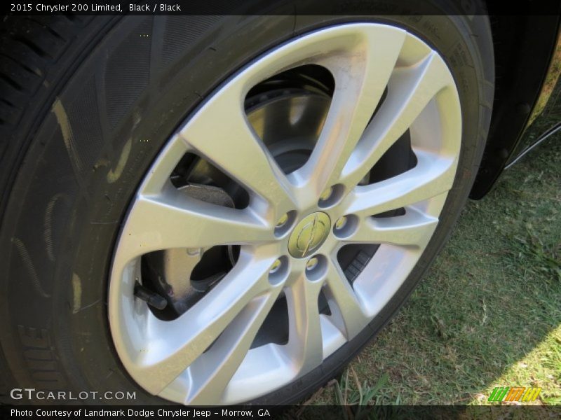 Black / Black 2015 Chrysler 200 Limited